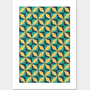 Diamond Seamless Pattern 001#001 Posters and Art